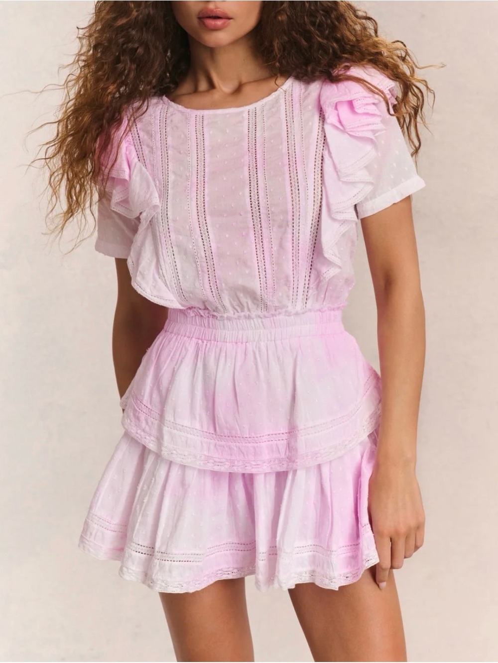 Loveshackfancy Natasha Heritage Mini Dress